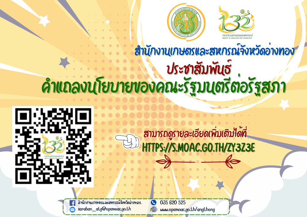 เอกสารคำแถลงนโยบายของคณะรัฐมนตรีต่อรัฐสภา