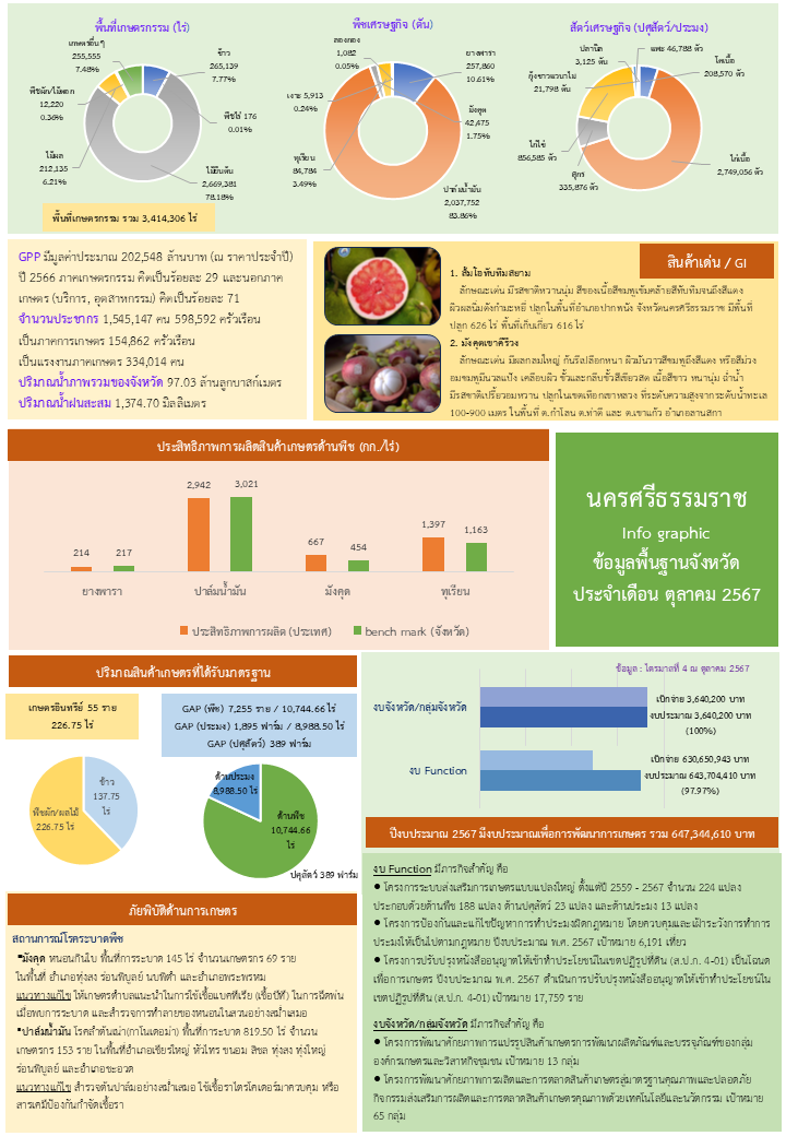 ข้อมูลพื้นฐานจังหวัดนครศรีธรรมราช