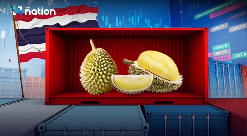 Thailand eyes value of durian exports of 1 trillion baht