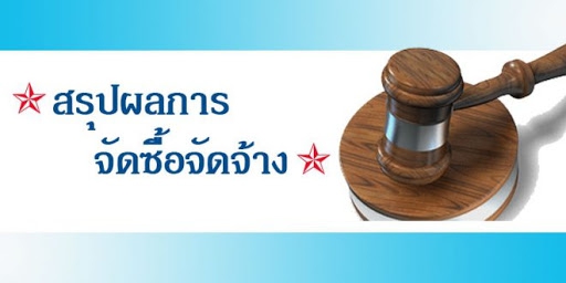 สรุปผลการดำเนินการจัดซื้อจัดจ้าง