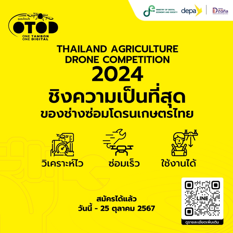 ThailandAgricultureDroneCompetition2024ชิงความเป็นที่สุดของช่างซ่อมโดรนเกษตรไทย