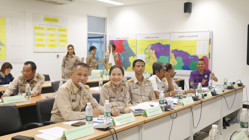 ร่วมประชุมคณะกรรมการให้ความช่วยเหลือผู้ประสบภัยพิบัติจังหวัดบึงกาฬ