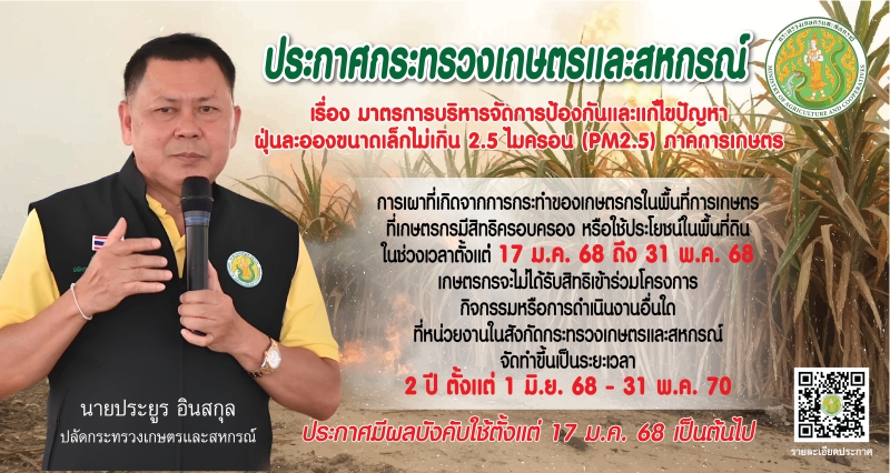 ประกาศกระทรวงเกษตรและสหกรณ์