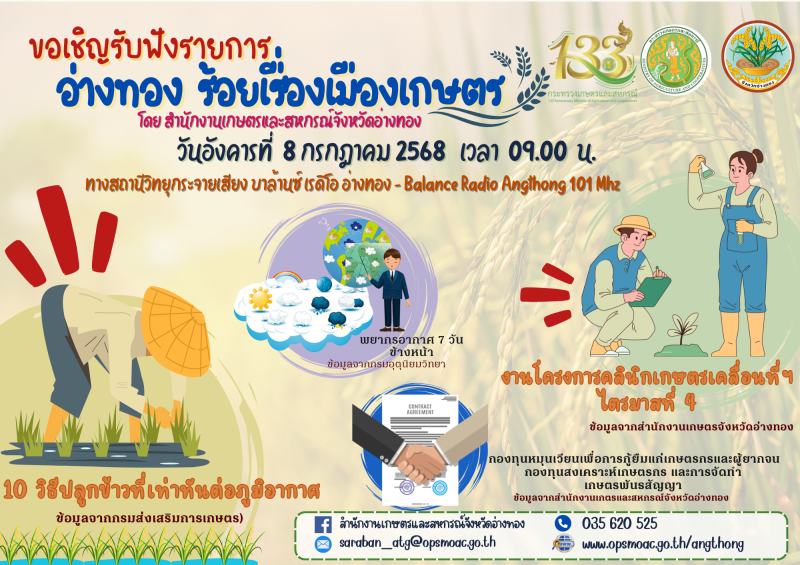 สำนักงานเกษตรและสหกรณ์จังหวัดอ่างทอง