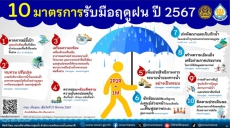 10 มาตรการรับมือฤดูฝน ปี 2567