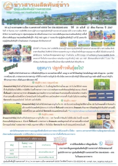 ข่าวสารเมล็ดพันธ์ุข้าว