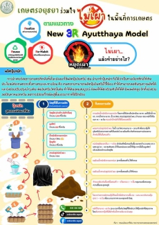 ร่วมรณรงค์การไม่เผาในพื้นที่ทางการเกษตร