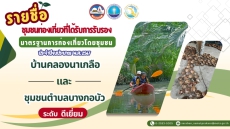 ชุมชนท่องเที่ยวที่ได้รับการรับรองมาตรฐานการท่องเที่ยวโดยชุมชน