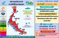 พยากรณ์อากาศภาคใต้ฝั่งตะวันออก