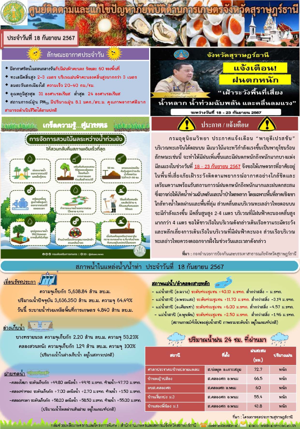 รายงานสถานการณ์ประจำวัน