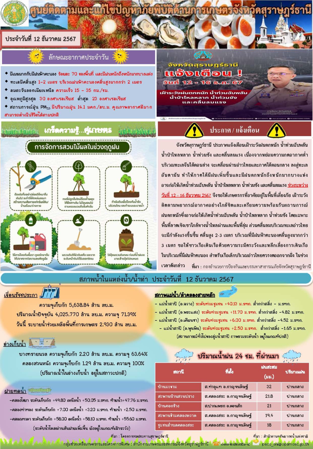 รายงานสถานการณ์ประจำวัน