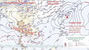 คาดหมายสภาพอากาศ7วันข้างหน้าระหว่างวันที่