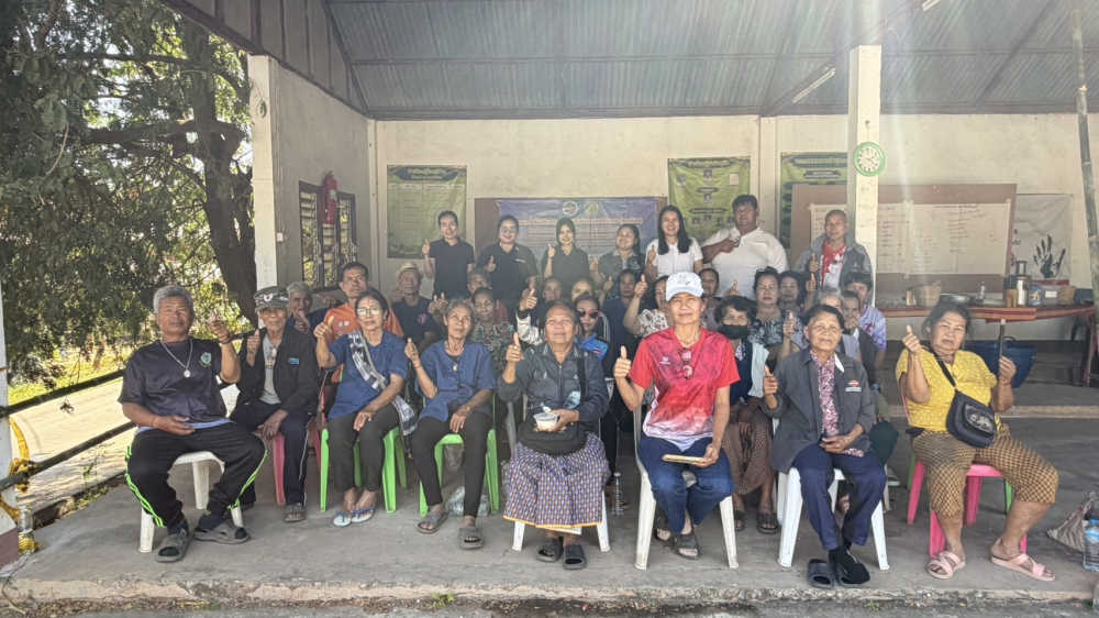 ลงพื้นที่ดำเนินงานโครงการส่งเสริมและพัฒนาสินค้าเกษตรชีวภาพ