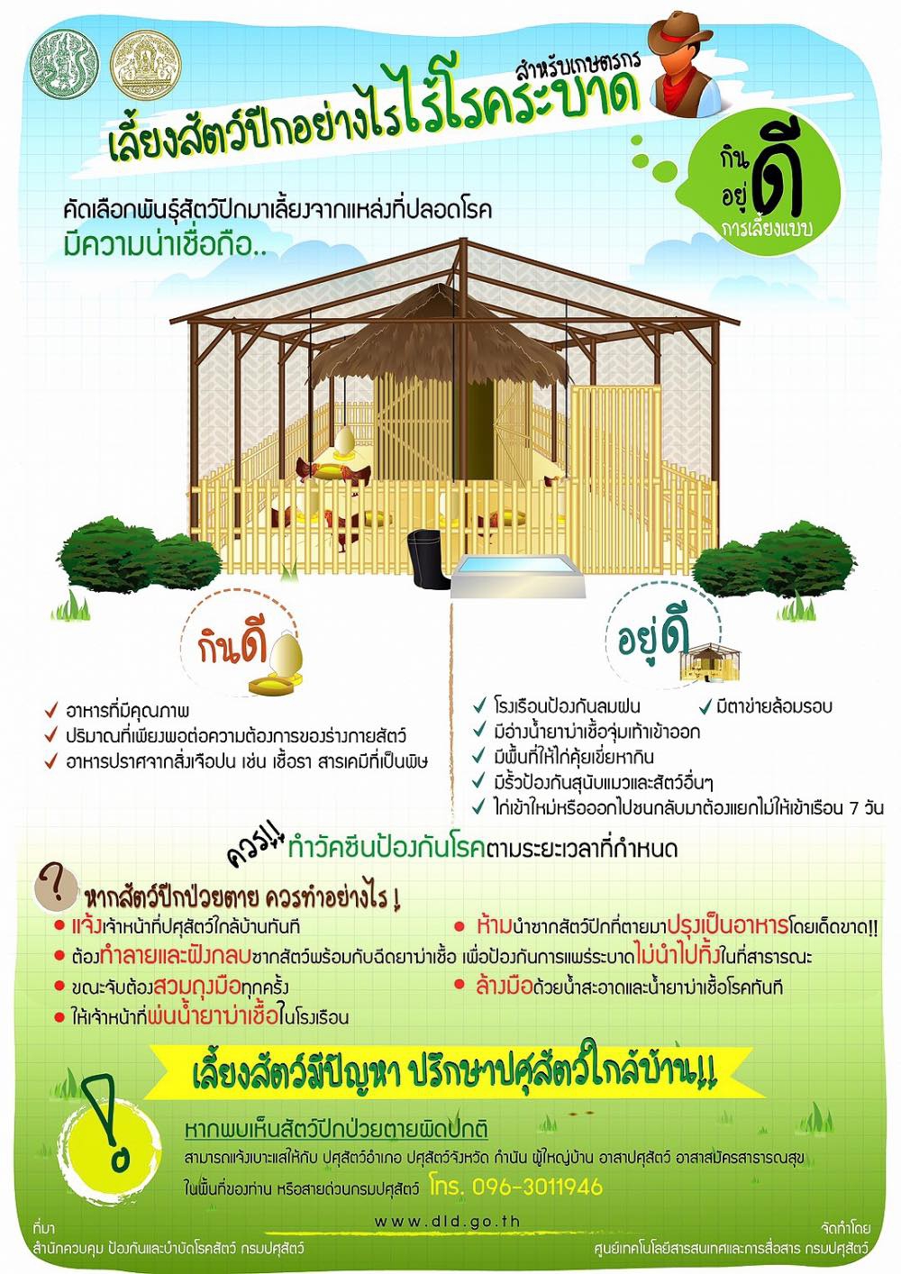 เลี้ยงสัตว์ปีกอย่างไรไร้โรคระบาด
