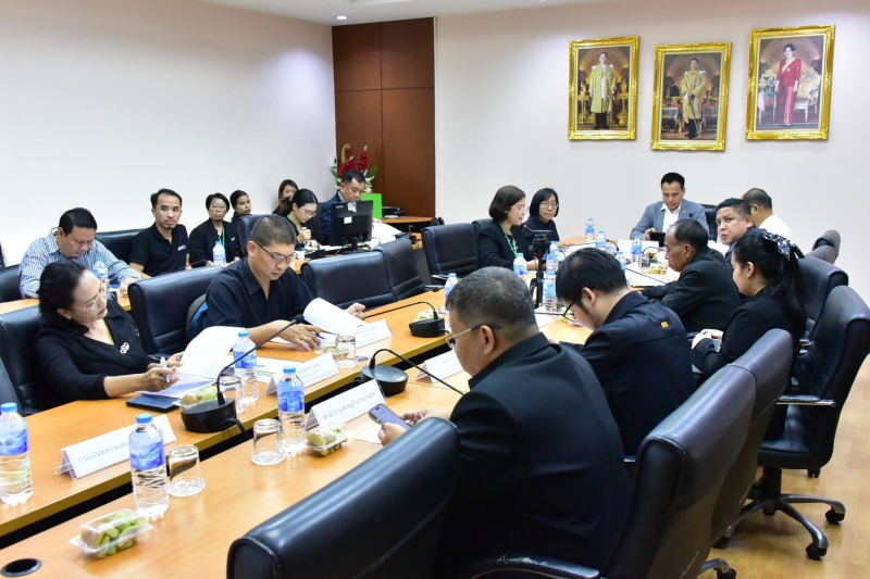 การประชุมคณะทำงานฝ่ายจัดเตรียมรถยนต์ในพระราชพิธีพืชมงคลจรดพระนังคัลแรกนาขวัญ