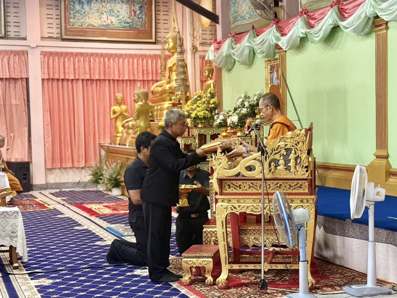 ร่วมพิธีสวดพระพุทธมนต์และเจริญจิตภาวนาอุทิศถวายพระราชกุศลสมเด็จพระนางเจ้าสิริกิติ์
