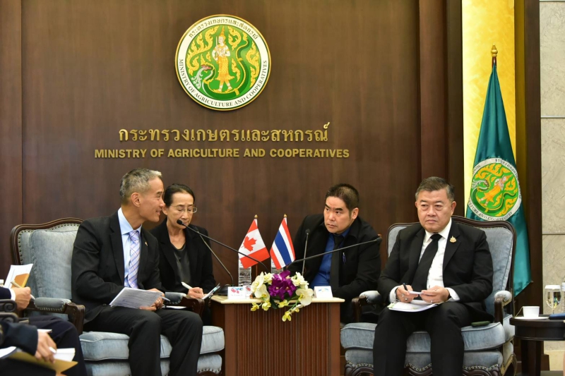 ปลัดเกษตรหารือแคนาดาขับเคลื่อนความร่วมมือด้านเกษตรและอาหาร