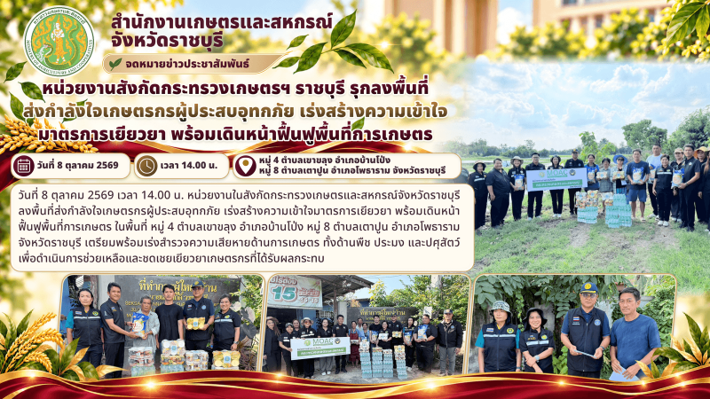 หน่วยงานสังกัดกระทรวงเกษตรฯ