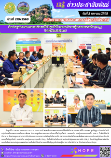 ร่วมประชุมติดตามสถานการณ์และแก้ไขปัญหาไฟป่า