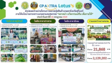 ยอดจำหน่ายตลาดนัดสินค้าเกษตรจังหวัดสุรินทร์